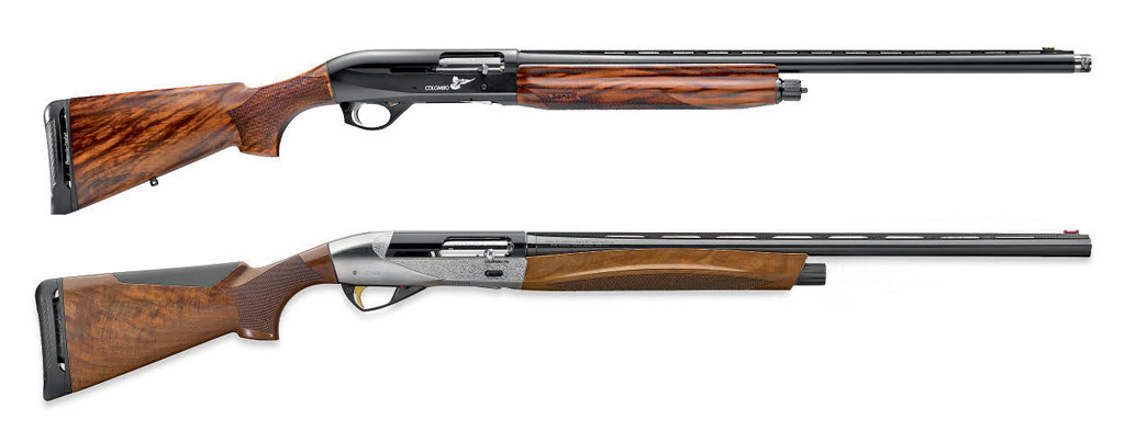 Новые ружья компании Benelli: вверху модель Colombo в калибре 12/76; внизу — Ethos в калибре 20/76