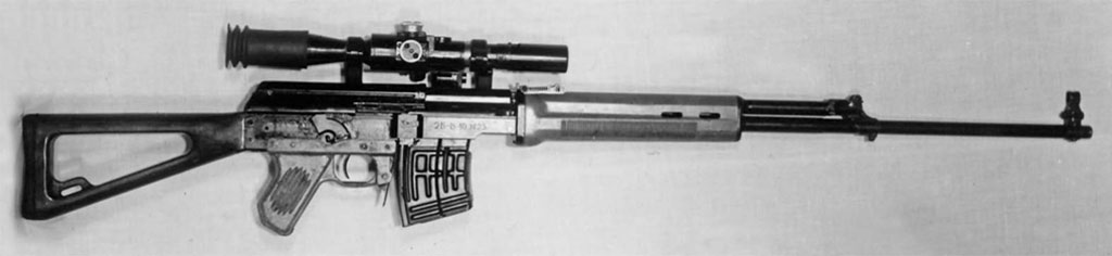 Последний вариант снайперской винтовки 2Б-В-10 конструкции Константинова