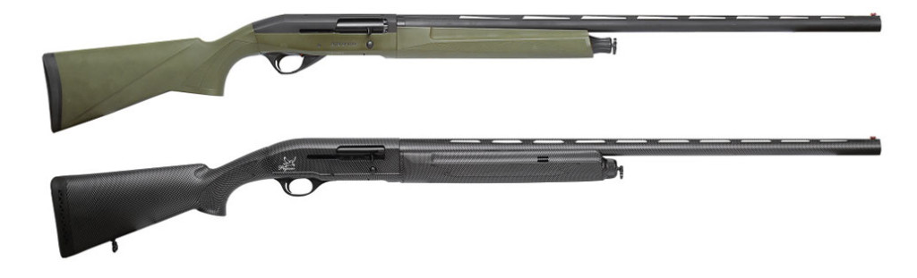 Серийные самозарядные ружья ATA Arms: Neo 12 R с инерционной автоматикой (вверху) и газоотводное Pegasus