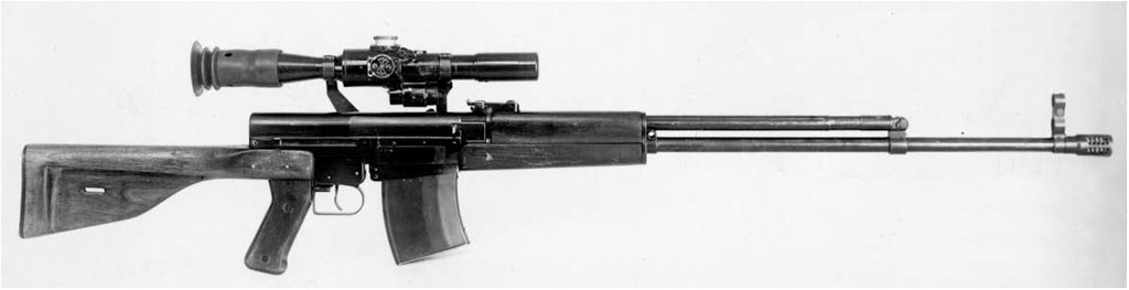 7,62-мм снайперская винтовка СВС конструкции С. Г. Симонова