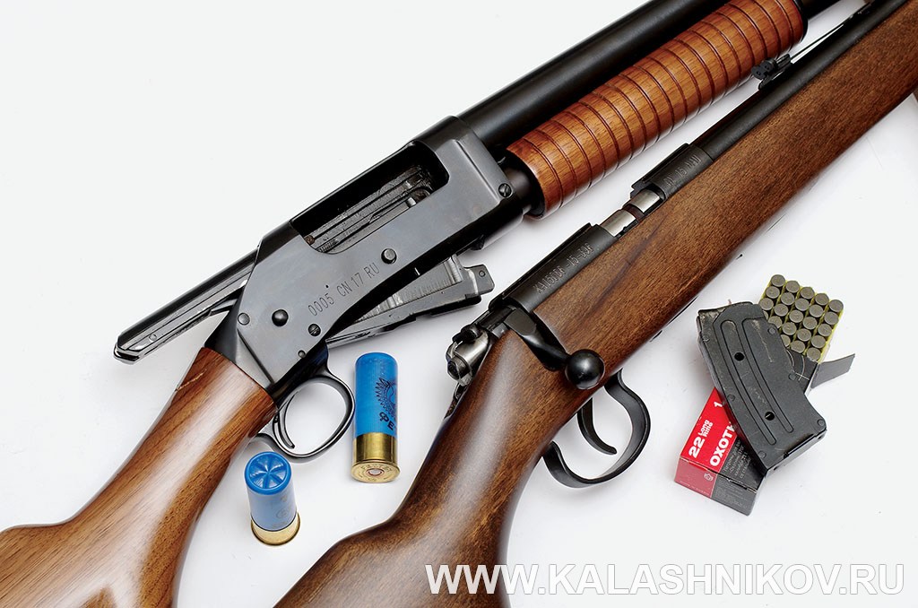 NORINCO JW 15A, М1897 Pump Shotgun, Winchester М1897, помповое ружьё, малокалиберный карабин