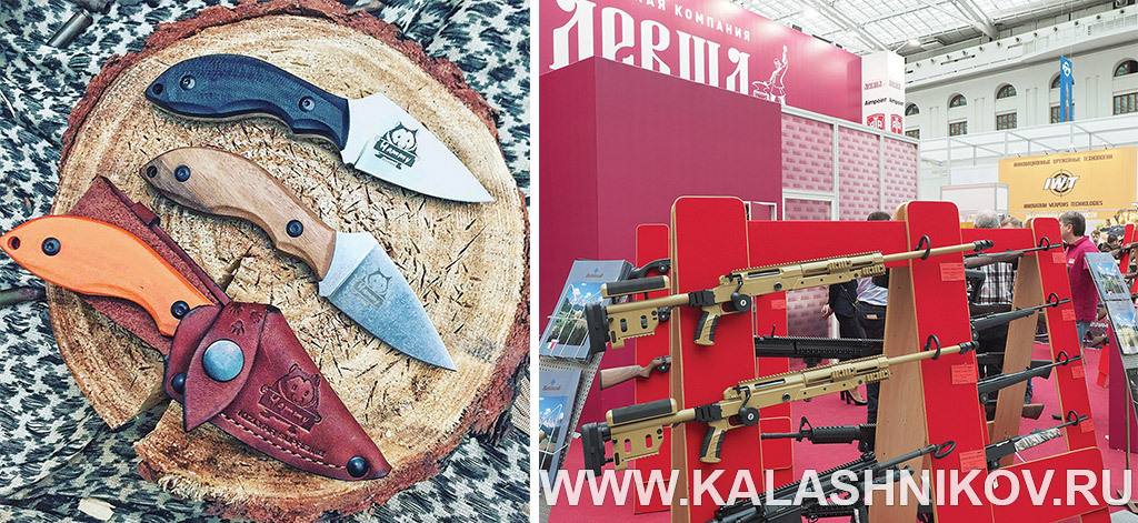 Обаятельный  нож Hammy от Kizlyar Supreme и стенд петербургской фирмы «Левша»
