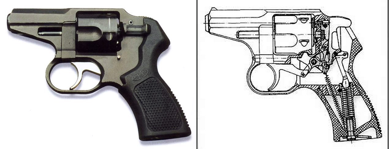 Схема револьвера Р-92С