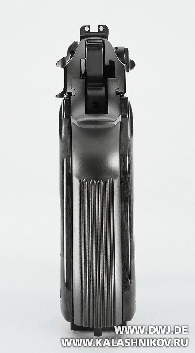 Спинка рукоятки пистолета Beretta 92FS Fusion Black. DWJ. Журнал Калашников