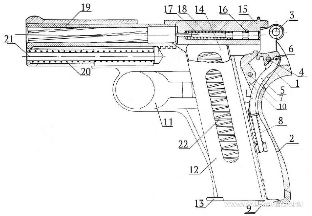 пистолет Марголина ТКБ-205