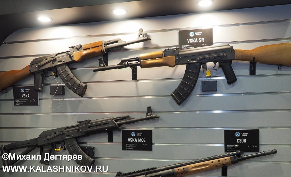 shot show 2019, century arms, kalashnikov rifle, ak 47, автомат калашникова