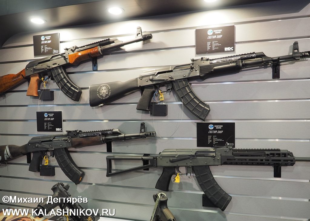 shot show 2019, century arms, kalashnikov rifle, ak 47, автомат калашникова