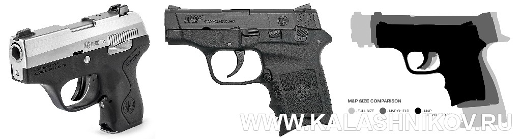 Beretta Pico и Smith & Wesson MP Bodiguard 380 SHOT Show 2014