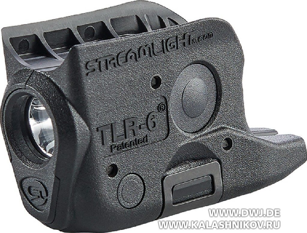 Streamlight преподнесла тактический фонарь (с лазерным целеуказателем или без него) для монтажа перед спусковой скобой. тактический фонарь Streamlight SHOT Show 2019
