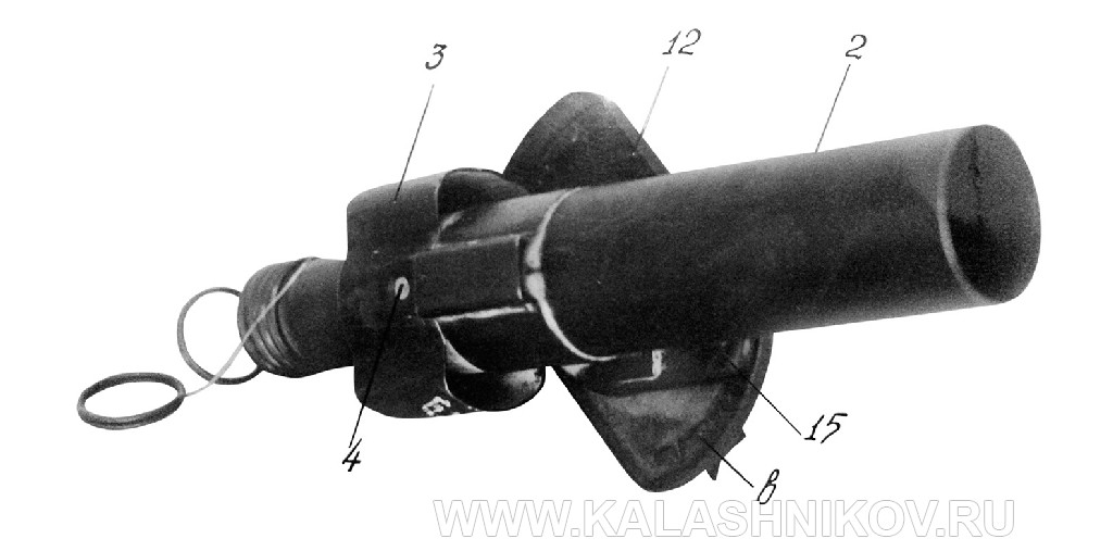Пусковая трубка и механизм крепления к автомату Калашникова