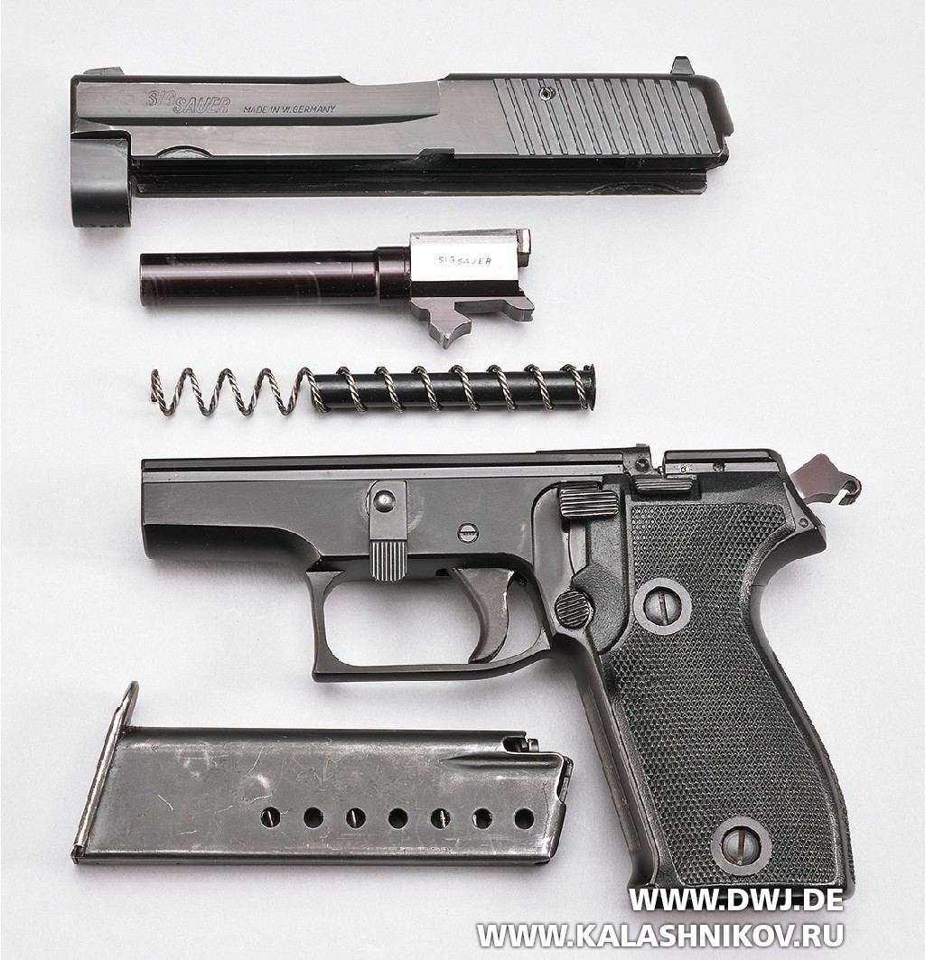 Пистолет SIG Sauer Р6. Неполная разборка