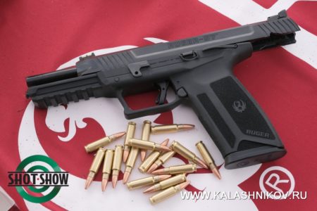 ruger-57, new pistol, 5,7x28, small caliber, shot show 2020, range day 2020, пистолет