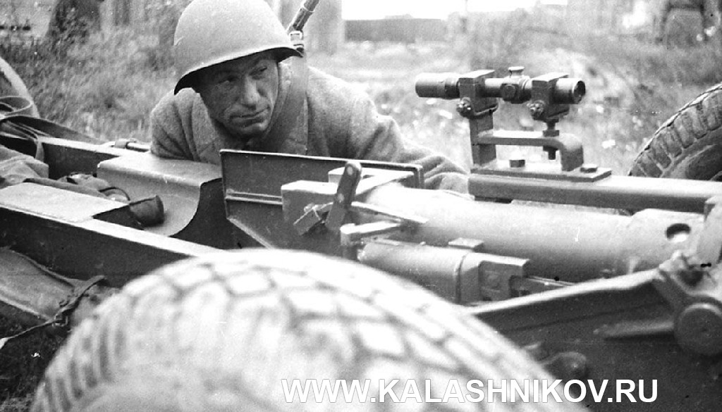 45-мм противотанковая пушка упрощённой конструкции «7–33» "Ленинградка". Фото 3