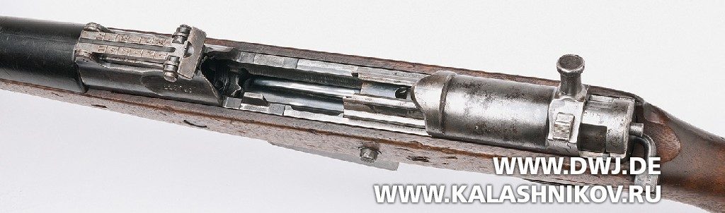 Винтовка Gewehr 41 (Walther). С открытым затвором