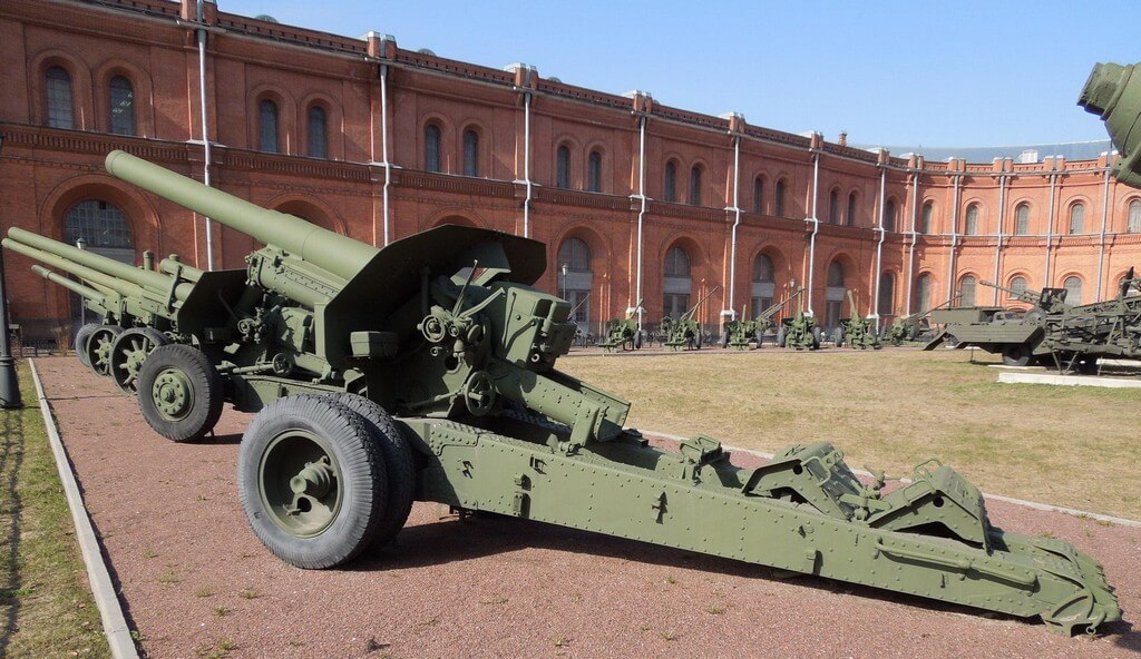 Гаубица М-10 в Артиллерийском музее
