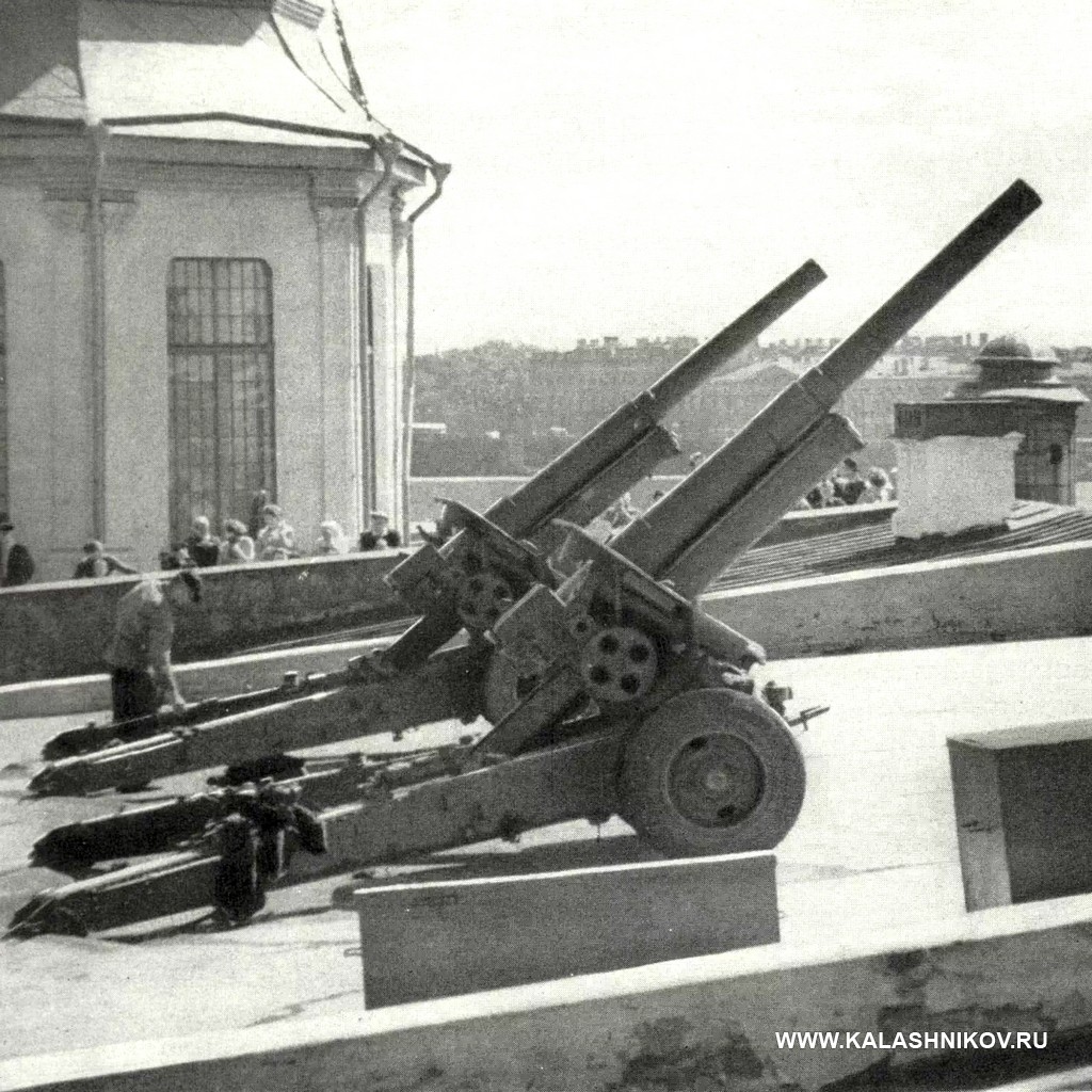 Гаубицы М-10, сигнальные орудия
