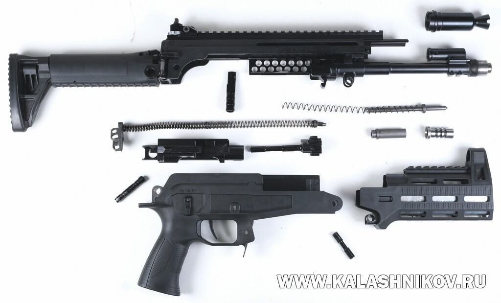 разобранный автомат АМ-17