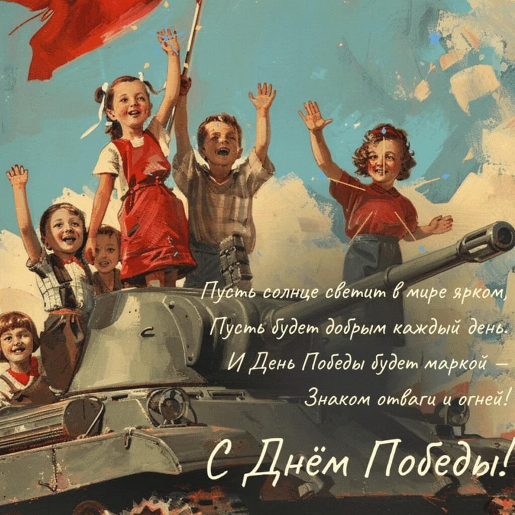 Советская гифка с Днём Победы